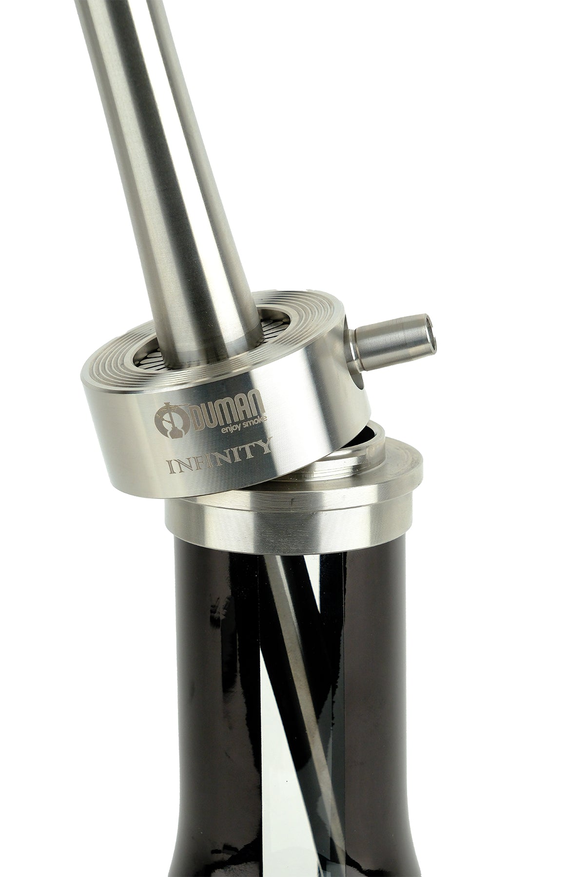 ODUMAN INFINITY SILVER BODY-BLACK GLASS